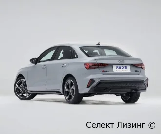 Audi A3 вид сзади Audi A3 седан вид сзади