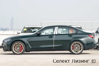 Профиль спортивного седана BMW M3 G80 вид сбоку BMW M3 G80 вид сбоку
