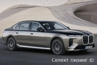 BMW 7 серии вид сбоку
