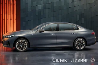 Профиль удлиненного седана BMW i5 вид сбоку BMW i5 вид сбоку