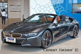 Гибридный суперкар BMW i8 Roadster вид спереди BMW i8 Roadster вид спереди