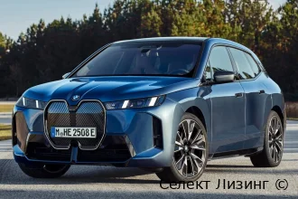 BMW iX вид спереди