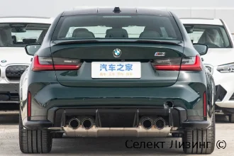 Задняя часть кузова BMW M3 G80 вид сзади BMW M3 G80 вид сзади