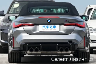 BMW M4 Cabrio G83 вид сзади BMW M4 Cabrio G83 вид сзади