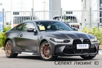 Спортивное купе BMW M4 G82 вид сбоку BMW M4 Coupe G82 вид сбоку
